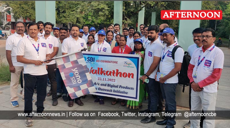 an-awareness-walkathon-on-digital-banking-by-sbi-coimbatore-afternoonnews